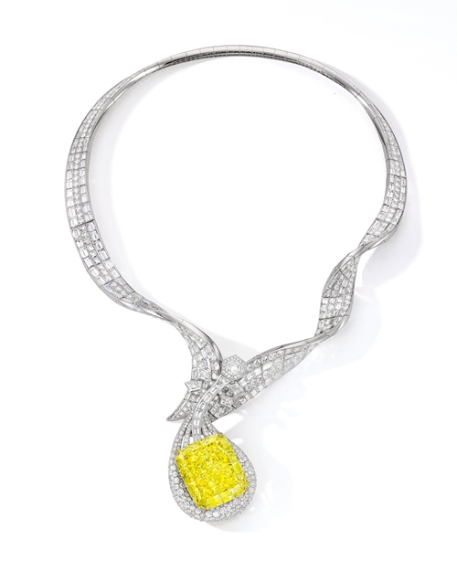 ANNAHU“敦煌琵琶黄钻项链”再创当代华人珠宝艺术家作品拍卖最高记录