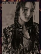 杨幂“楼兰公主”造型登封,沙漠大片
