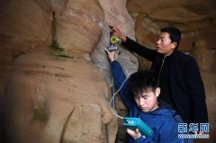 常态化检测 保护北石窟