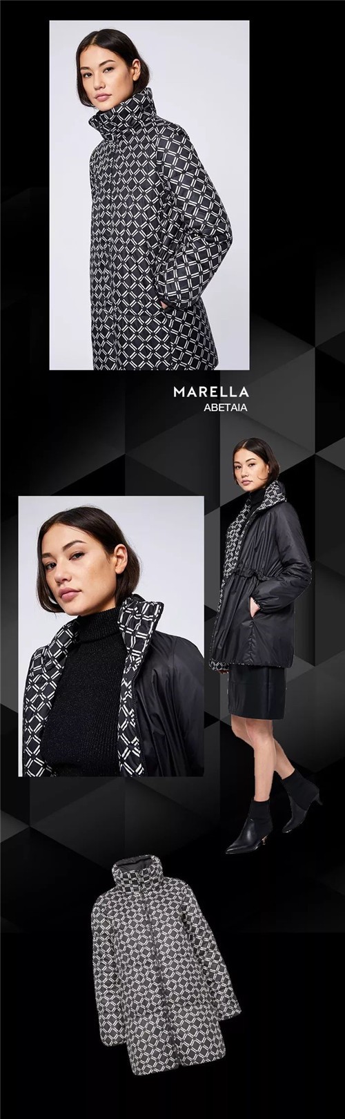 MARELLA奢侈女装2019冬季新款搭配：无法抗拒的黑色美学