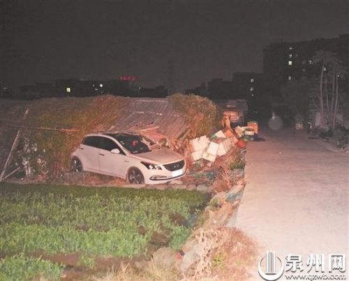 晋江：菜农睡梦中遇“地震” 竟是老司机撞塌房