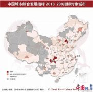 中國298個城市綜合發展排行榜發布