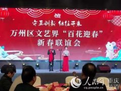 萬州舉辦文藝界“百花迎春”新春聯誼