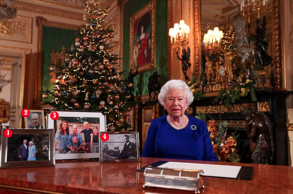 英女王圣诞致辞要点曝光 桌上照片少了哈里梅根