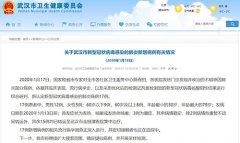 武汉市卫健委:新型冠状病毒感染的肺