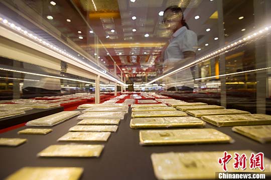 中国黄金产量连续13年居世界第一