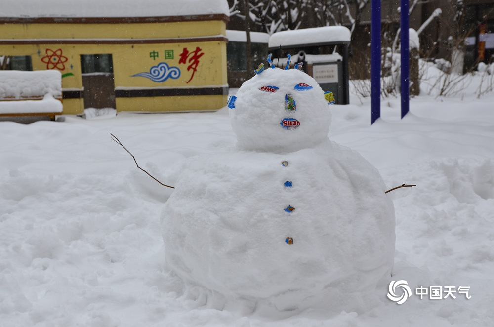 辽宁本溪遭遇大暴雪 积雪29厘米汽车被“淹没”