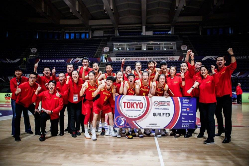秀域科技健康现身赛场为中国女篮护航，霸气三连胜进军东京奥运会！