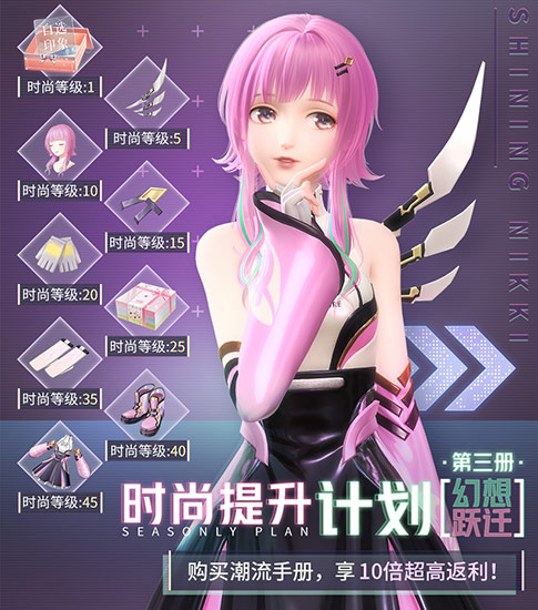 3D次世代手游《闪耀暖暖》时尚提升计划第三册即