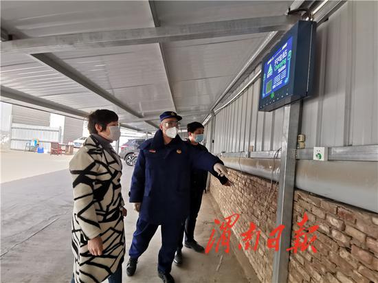 渭南临渭消防大队开展仓储物流企业消防安全检查