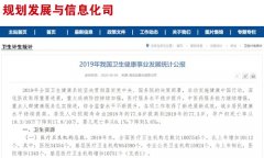 2019年人均预期寿命提高到77.3岁医疗卫生费用
