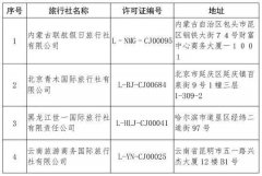 文化和旅游部:注销四川、山西2家旅行社出境