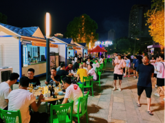 夜市狂欢恒力夜色美食文化街开街