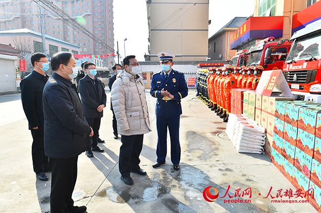 張國華走訪慰問新區一線建設者並調研檢查政法工作